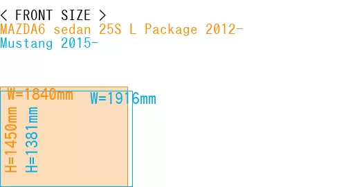 #MAZDA6 sedan 25S 
L Package 2012- + Mustang 2015-